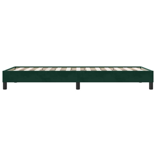 Bettgestell Dunkelgrün Samt 80x210 cm