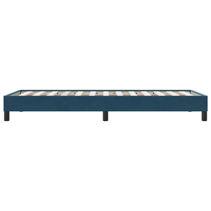 Bettgestell Dunkelblau 80x210 cm Samt