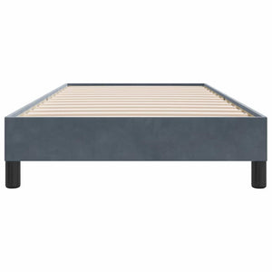 Dunkelgraues Samt Bettgestell 90x210 cm