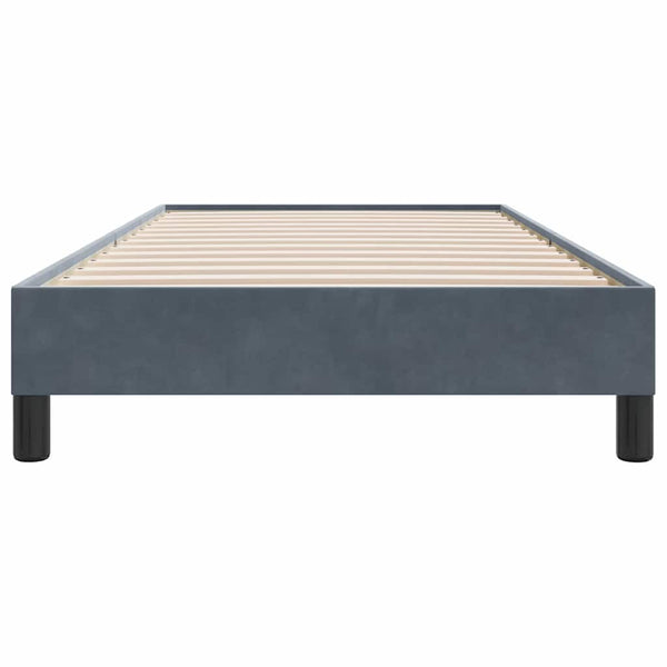 Dunkelgraues Samt Bettgestell 90x210 cm