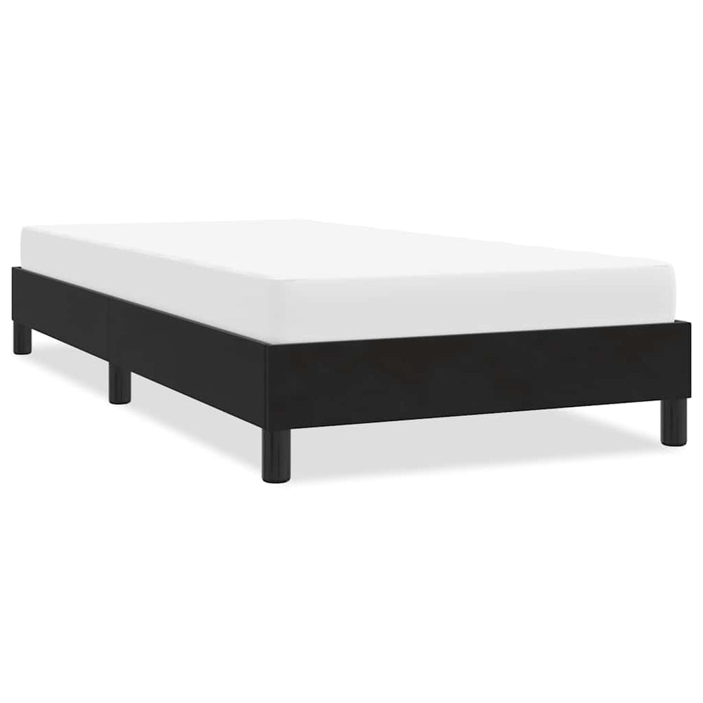 Schwarzes Samt Bettgestell 90x210 cm