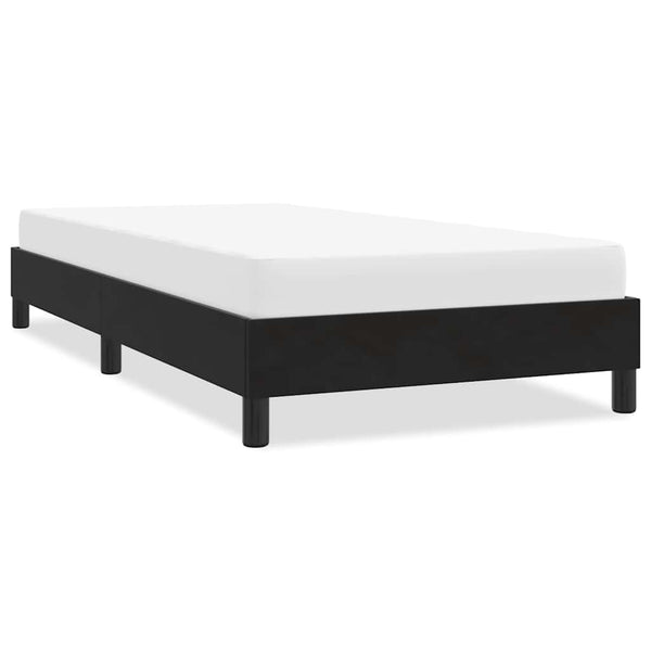 Schwarzes Samt Bettgestell 90x210 cm