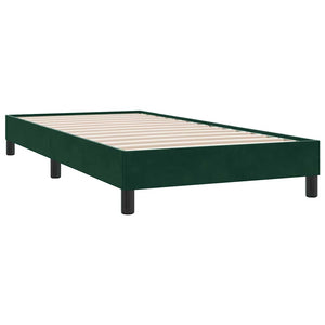 Bettgestell Dunkelgrün 90x210 cm Samt