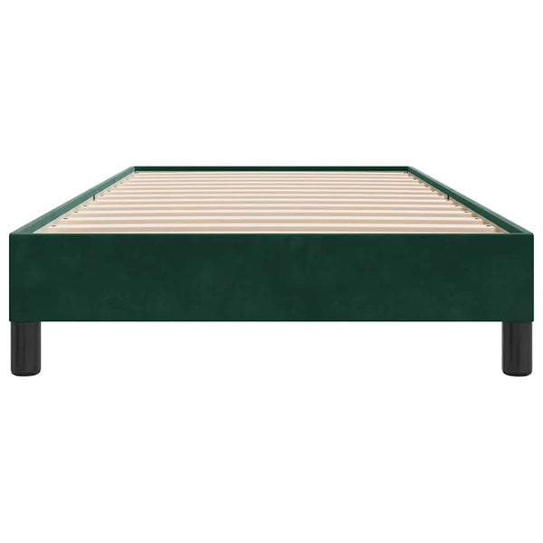 Bettgestell Dunkelgrün 90x210 cm Samt