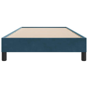 Bettgestell Dunkelblau Samt 90x210 cm