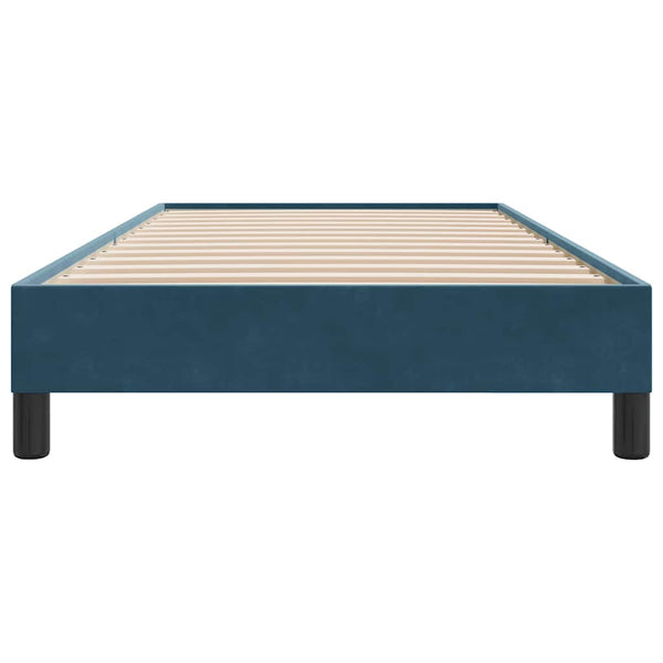 Bettgestell Dunkelblau Samt 90x210 cm