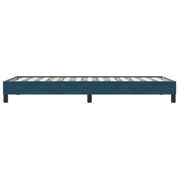 Bettgestell Dunkelblau Samt 90x210 cm