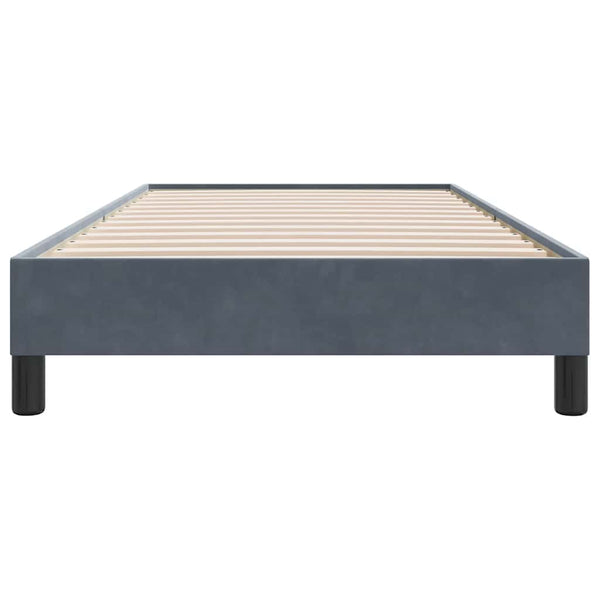 Bettgestell Dunkelgrau Samt 100x210 cm