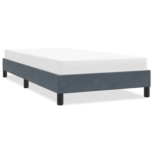 Bettgestell Dunkelgrau Samt 100x210 cm