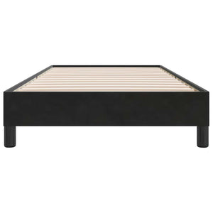 Schwarzes Samt Bettgestell 100x210 cm