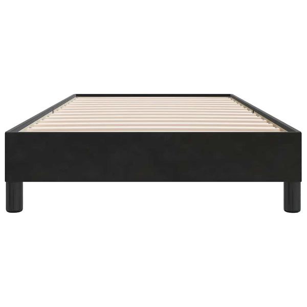 Schwarzes Samt Bettgestell 100x210 cm
