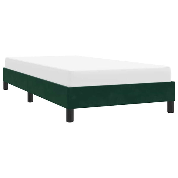 Bettgestell Dunkelgrün 100x210 cm Samt