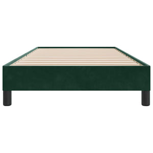 Bettgestell Dunkelgrün 100x210 cm Samt