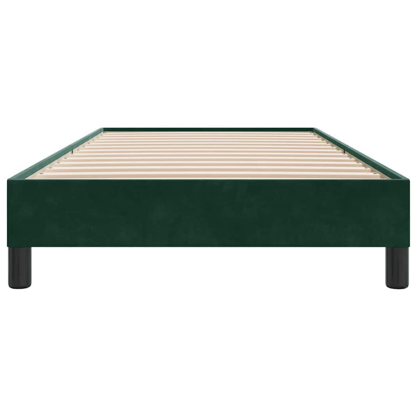 Bettgestell Dunkelgrün 100x210 cm Samt
