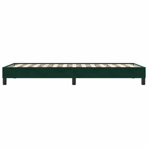 Bettgestell Dunkelgrün 100x210 cm Samt