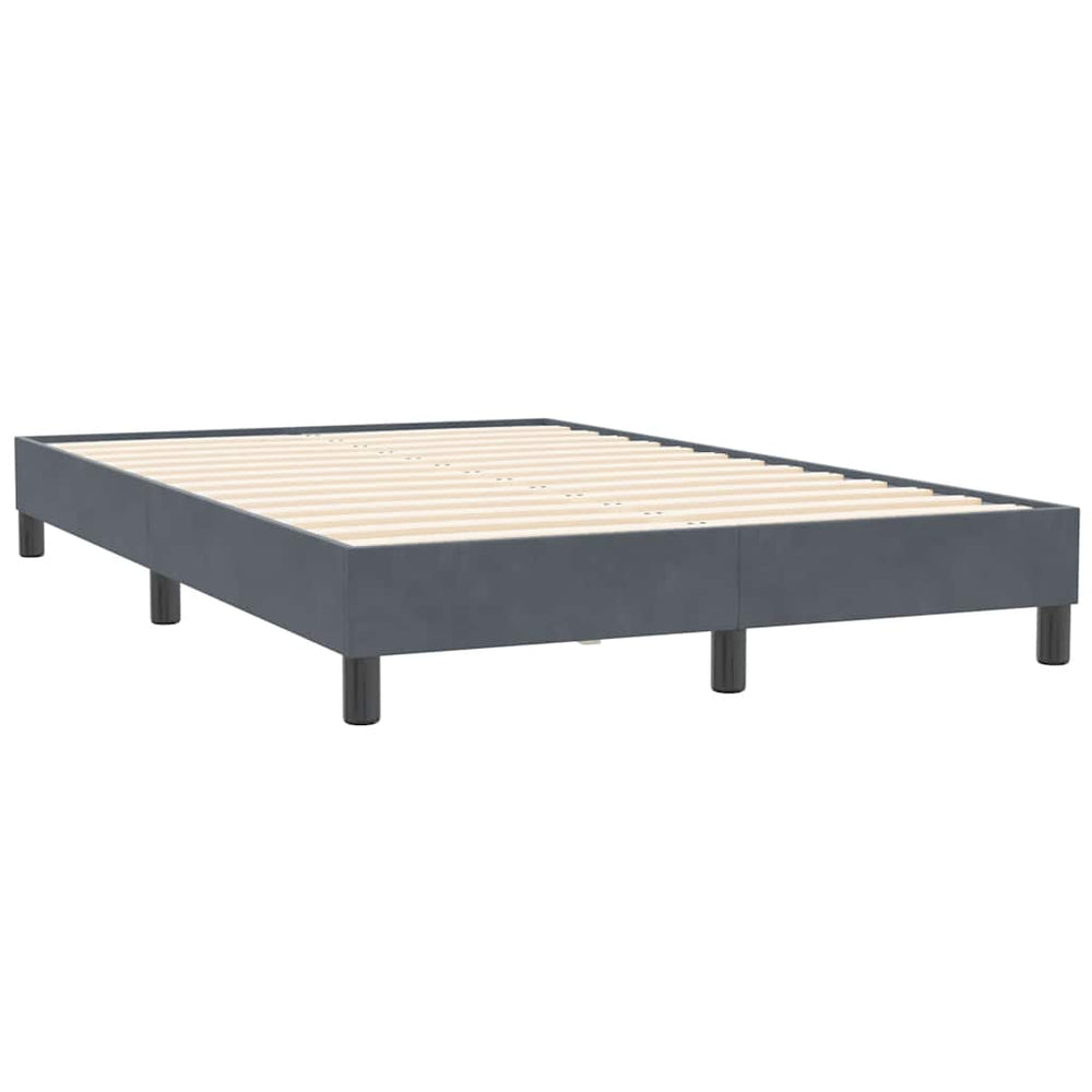 Bettgestell Dunkelgrau Samt 120x210 cm