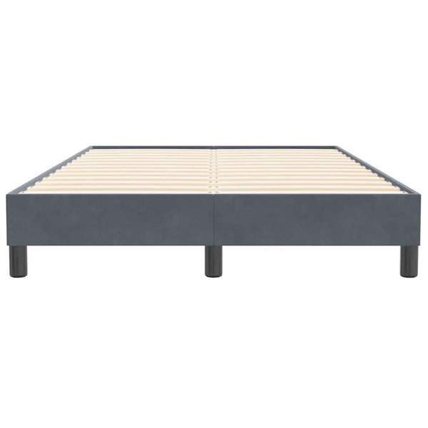Bettgestell Dunkelgrau Samt 120x210 cm