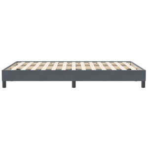 Bettgestell Dunkelgrau Samt 120x210 cm