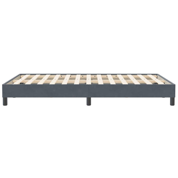 Bettgestell Dunkelgrau Samt 120x210 cm