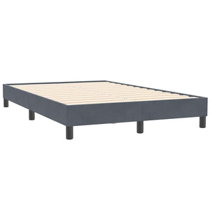 Bettgestell Dunkelgrau Samt 120x210 cm