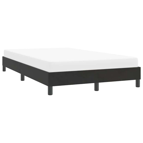 Bettgestell Schwarz Samt 120x210 cm