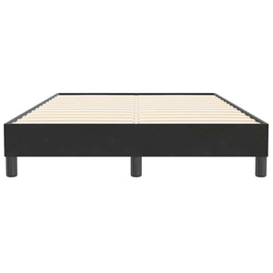Bettgestell Schwarz Samt 120x210 cm
