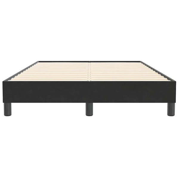 Bettgestell Schwarz Samt 120x210 cm