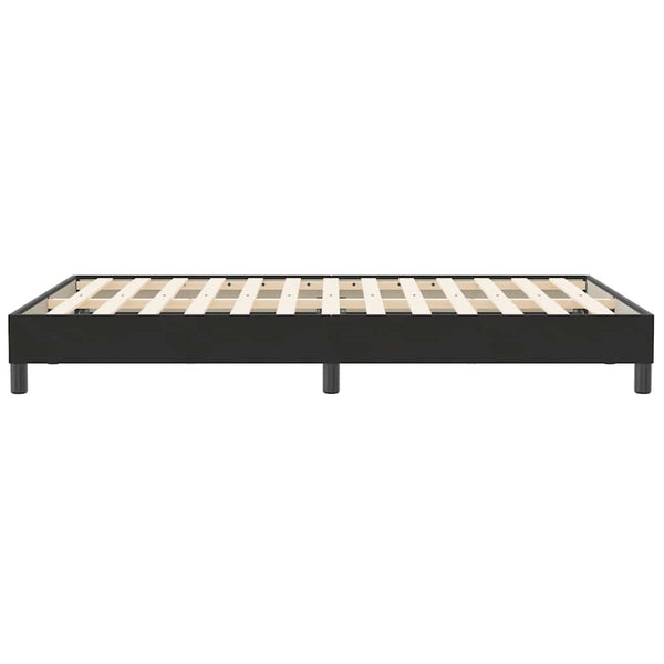 Bettgestell Schwarz Samt 120x210 cm