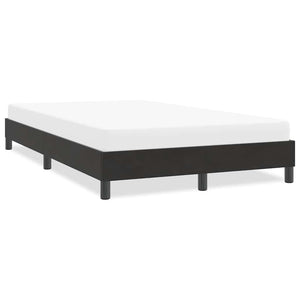 Bettgestell Schwarz Samt 120x210 cm