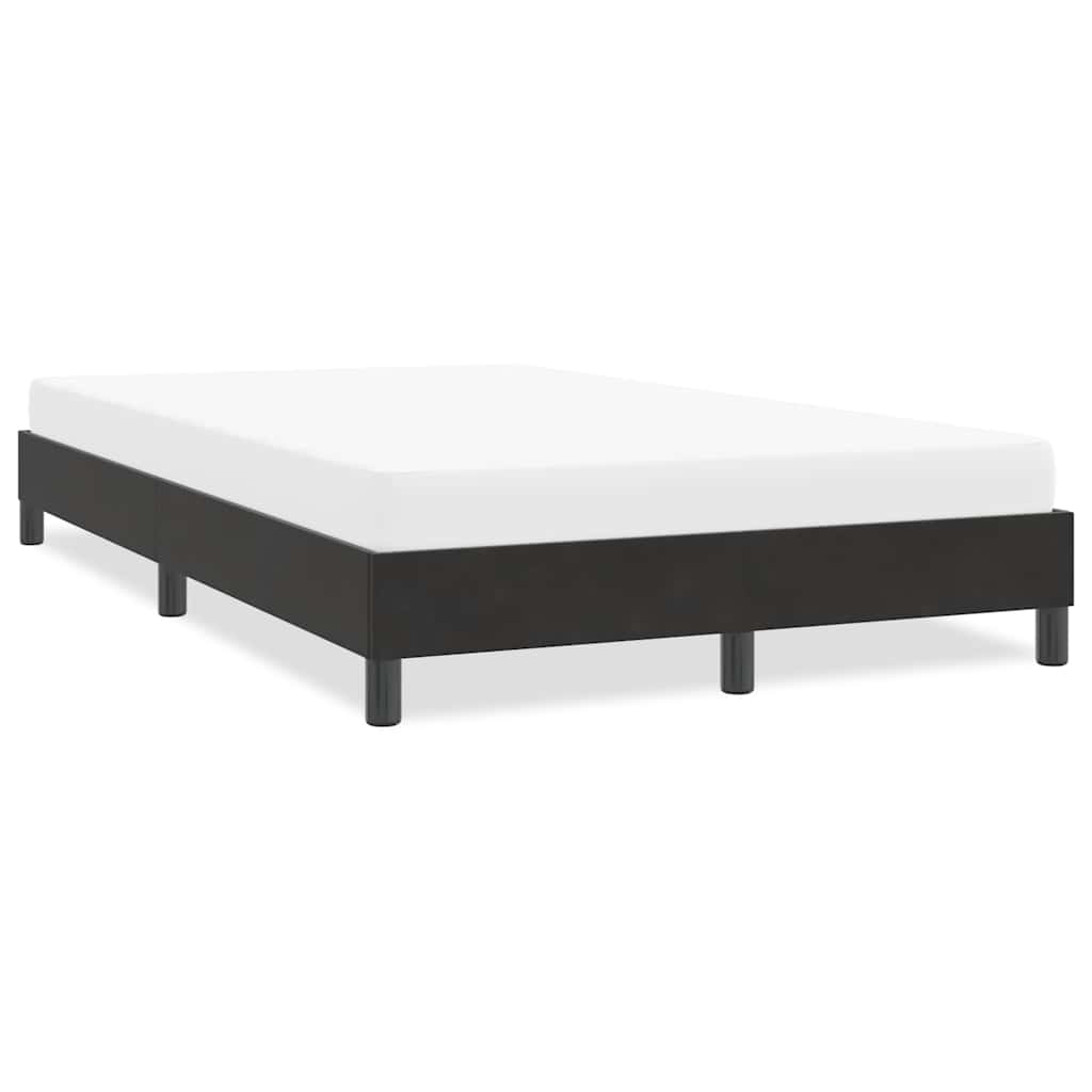 Bettgestell Schwarz Samt 120x210 cm