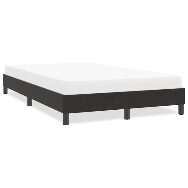 Bettgestell Schwarz Samt 120x210 cm