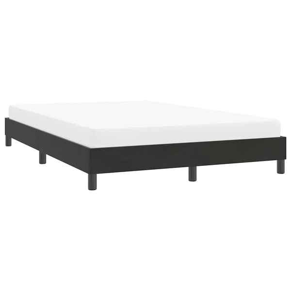 Schwarzes Samt Bettgestell 140x210 cm