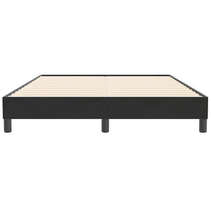 Schwarzes Samt Bettgestell 140x210 cm