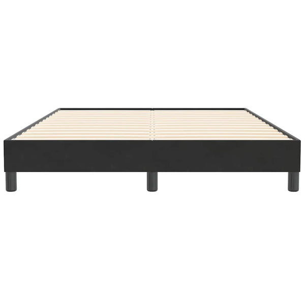 Schwarzes Samt Bettgestell 140x210 cm