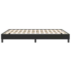 Schwarzes Samt Bettgestell 140x210 cm