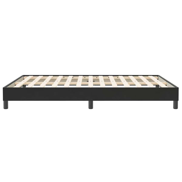 Schwarzes Samt Bettgestell 140x210 cm