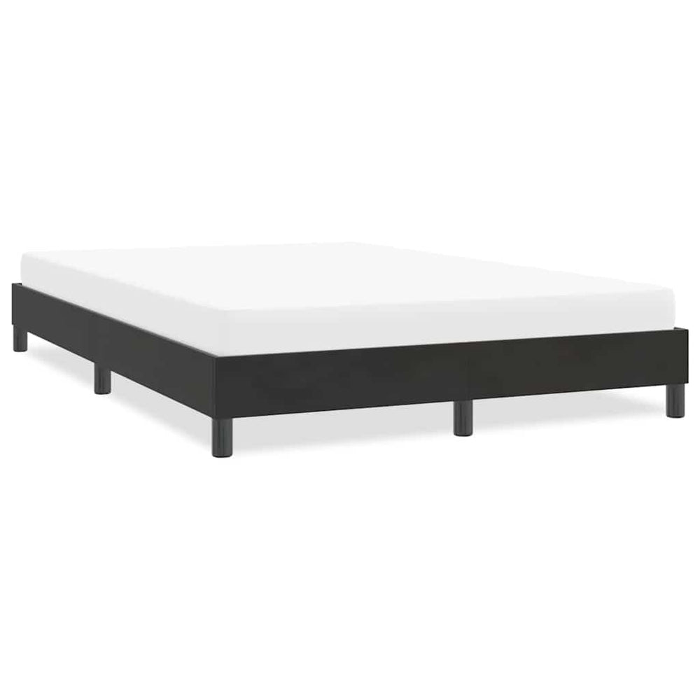 Schwarzes Samt Bettgestell 140x210 cm