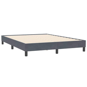 Bettgestell Dunkelgrau 160x210 cm Samt