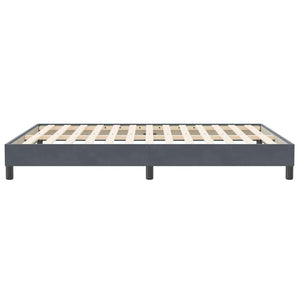 Bettgestell Dunkelgrau 160x210 cm Samt