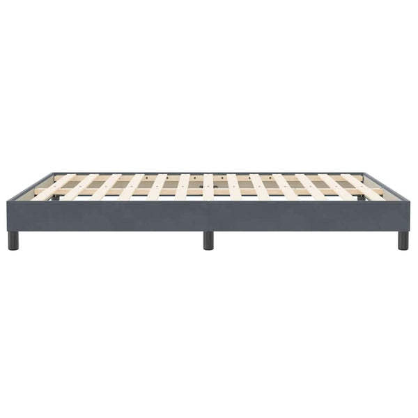 Bettgestell Dunkelgrau 160x210 cm Samt