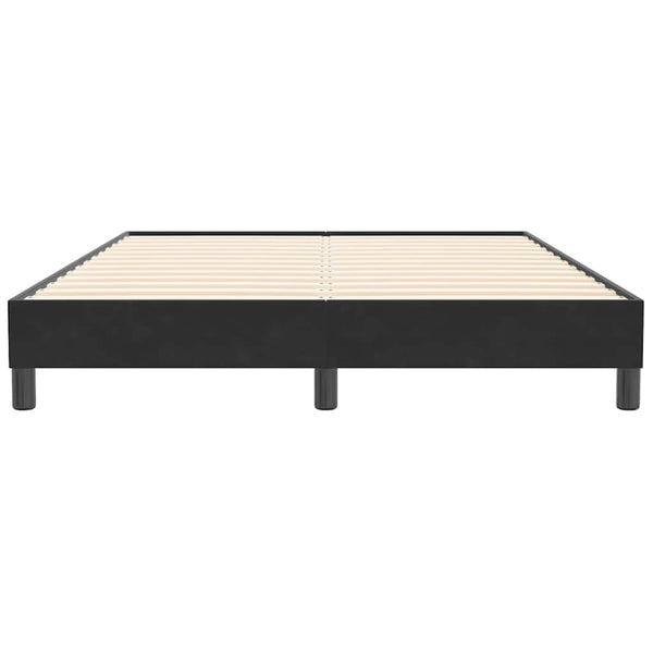 Bettgestell Schwarz Samt 160x210 cm