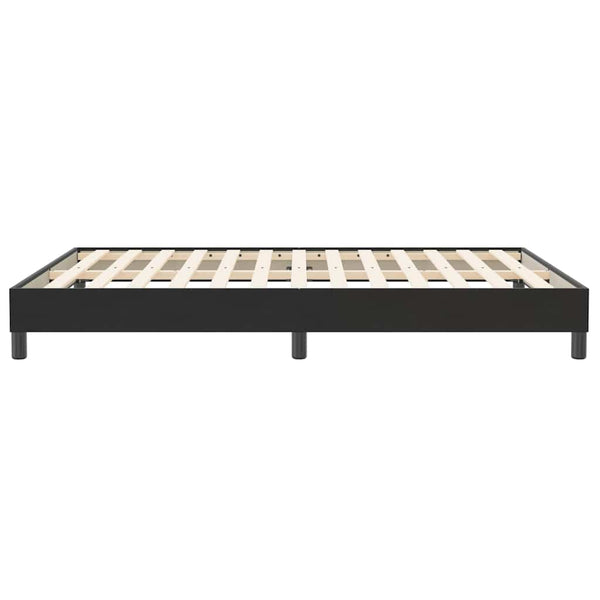 Bettgestell Schwarz Samt 160x210 cm