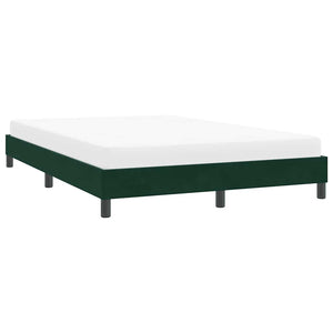 Bettgestell Samt Dunkelgrün 160x210 cm
