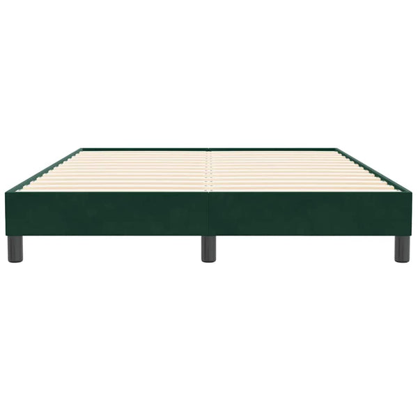 Bettgestell Samt Dunkelgrün 160x210 cm
