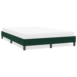 Bettgestell Samt Dunkelgrün 160x210 cm