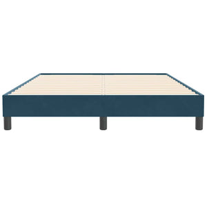 Bettgestell Dunkelblau 160x210 cm Samt