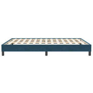 Bettgestell Dunkelblau 160x210 cm Samt