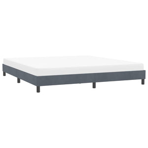 Bettgestell Dunkelgrau Samt 180x210 cm