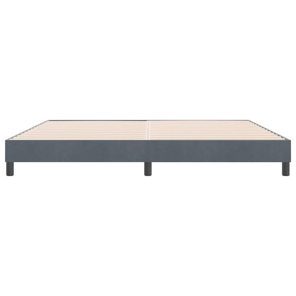 Bettgestell Dunkelgrau Samt 180x210 cm