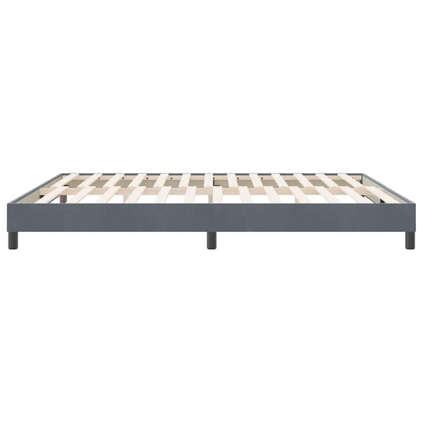 Bettgestell Dunkelgrau Samt 180x210 cm